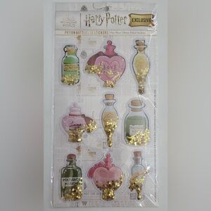 Harry Potter Potion Bottle Stickers - Pink, Gold, Green